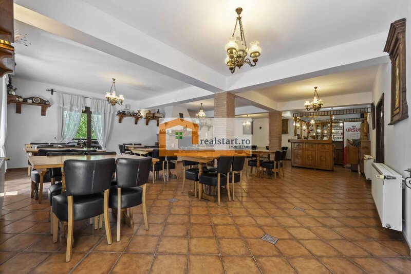 Sighisoara, oportunitate, restaurant cu mini pensiune 800mp, 1,8ha teren, Via Transilvanica